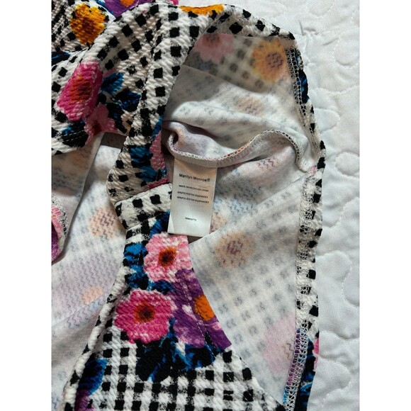 Marilyn Monroe ribbed floral print body suit size small - Picture 5 of 9